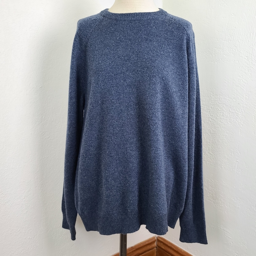 Goodthreads 100% Lambswool Blue Sweater